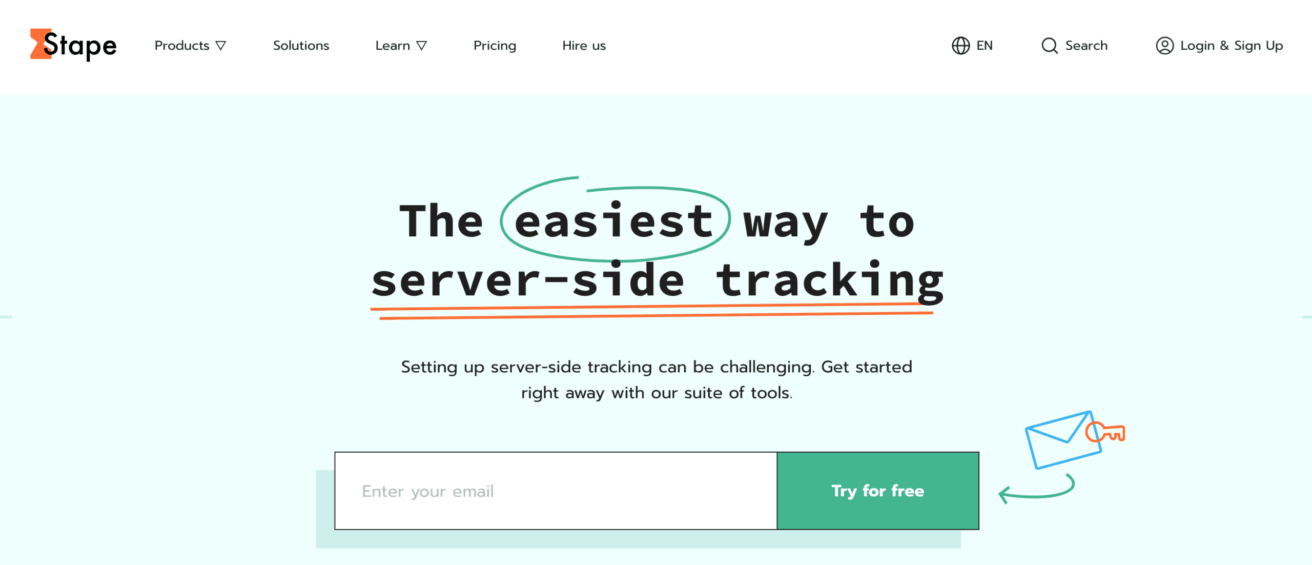 server-side tagging med stape.io